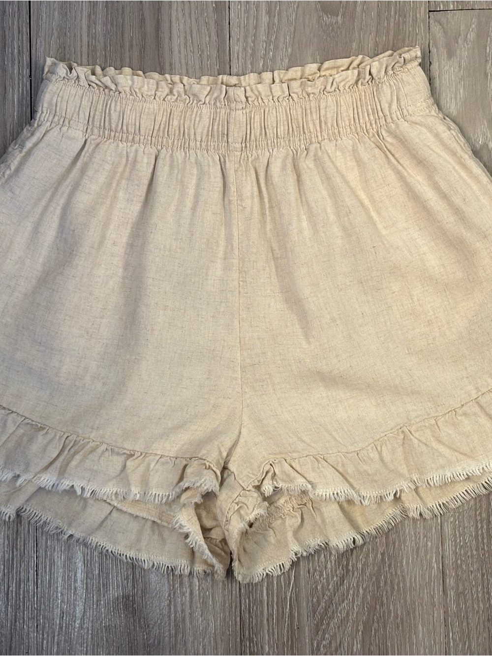 Aerie Pull-On Ruffle Trim Shorts - Picture 2 of 2